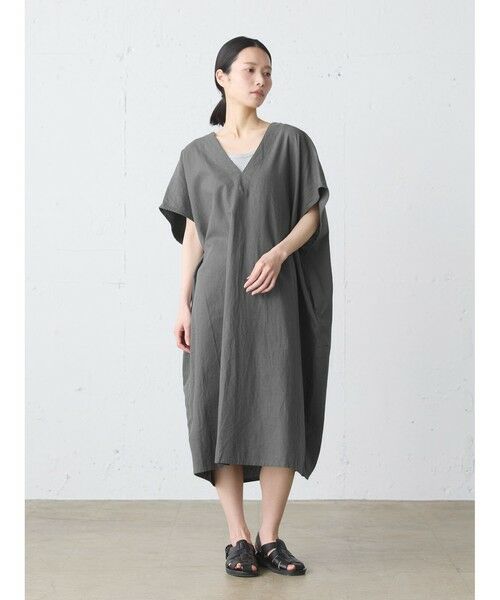 MidiUmi / ミディウミ ロング・マキシ丈ワンピース | MidiUmi C/Lワイドワンピース | 詳細9