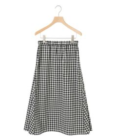 MidiUmi / ミディウミ ミニ・ひざ丈スカート | MidiUmi シアサッカーチェックスカート