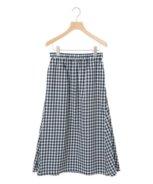 MidiUmi / ミディウミ ミニ・ひざ丈スカート | MidiUmi シアサッカーチェックスカート | 詳細1