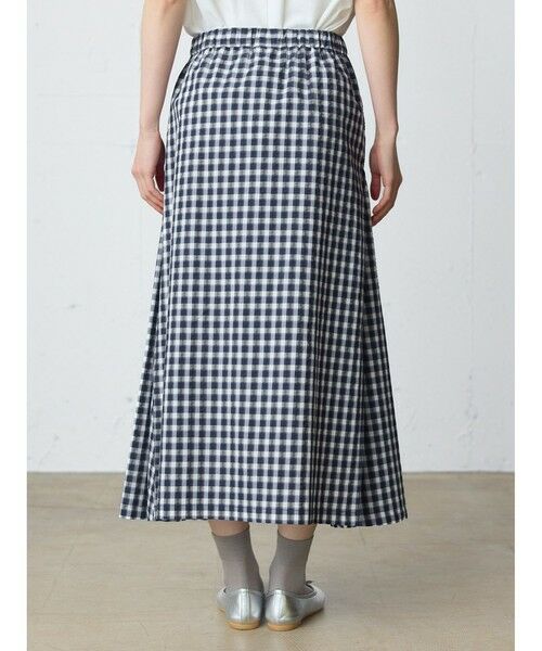 MidiUmi / ミディウミ ミニ・ひざ丈スカート | MidiUmi シアサッカーチェックスカート | 詳細9