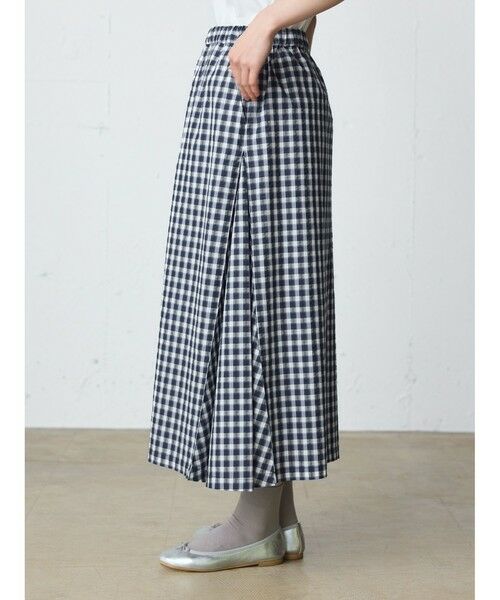 MidiUmi / ミディウミ ミニ・ひざ丈スカート | MidiUmi シアサッカーチェックスカート | 詳細8