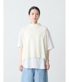 MidiUmi / ミディウミ ベスト | MidiUmi C/Lサイドリボンベスト