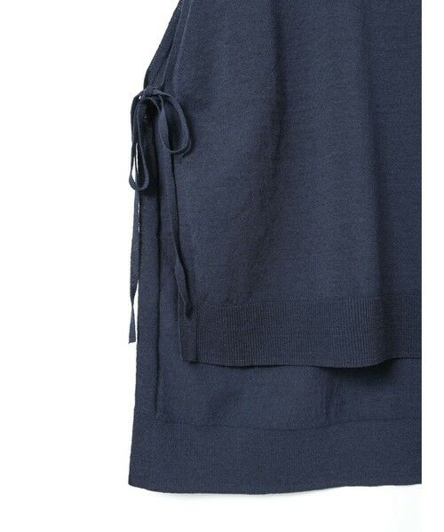 MidiUmi / ミディウミ ベスト | MidiUmi C/Lサイドリボンベスト | 詳細4