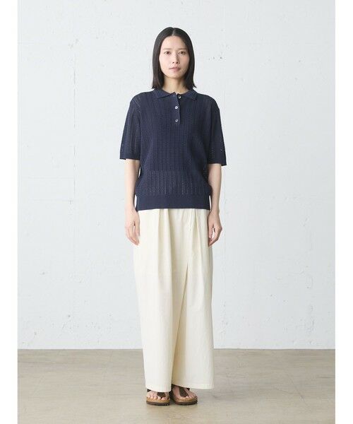 MidiUmi / ミディウミ ニット・セーター | MidiUmi ニットポロシャツプルオーバー | 詳細13