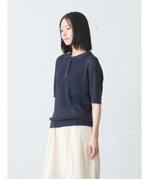 MidiUmi / ミディウミ ニット・セーター | MidiUmi ニットポロシャツプルオーバー | 詳細4