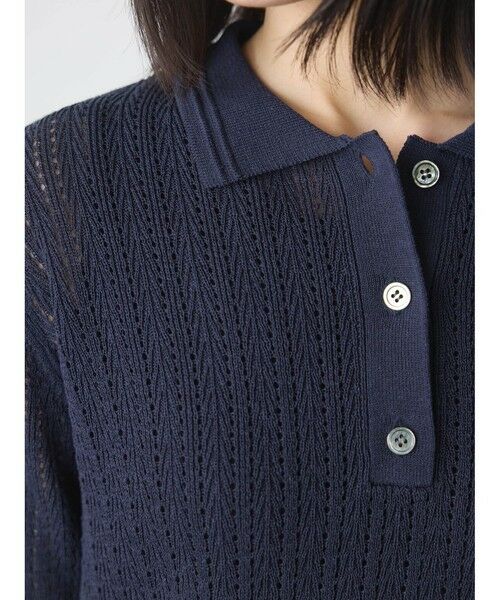 MidiUmi / ミディウミ ニット・セーター | MidiUmi ニットポロシャツプルオーバー | 詳細7