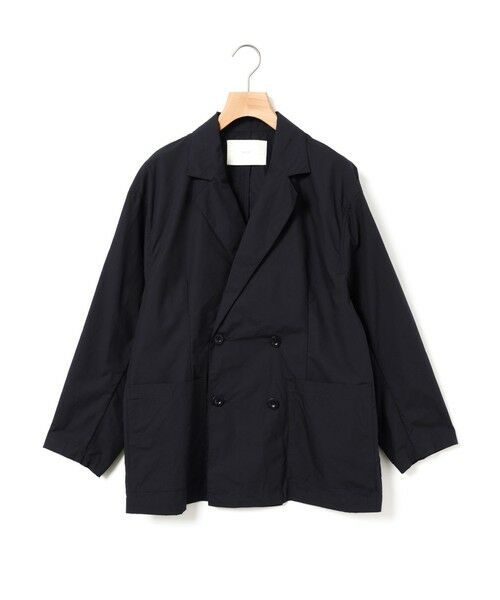 MidiUmi / ミディウミ テーラードジャケット | MidiUmi ダブルブレストシャツジャケット（ネイビー(color77)）