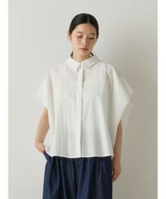 MidiUmi / ミディウミ シャツ・ブラウス | MidiUmi フレンチスリーブワイドシャツ