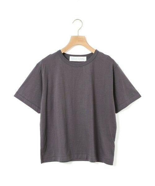 MidiUmi / ミディウミ カットソー | MidiUmi ベーシックTシャツ(チャコールグレー(color92))