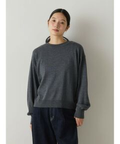 MidiUmi / ミディウミ ニット・セーター | MidiUmi クルーネックニットプルオーバー