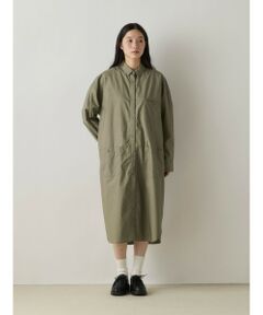 MidiUmi / ミディウミ ロング・マキシ丈ワンピース | MidiUmi ワークシャツコートワンピース