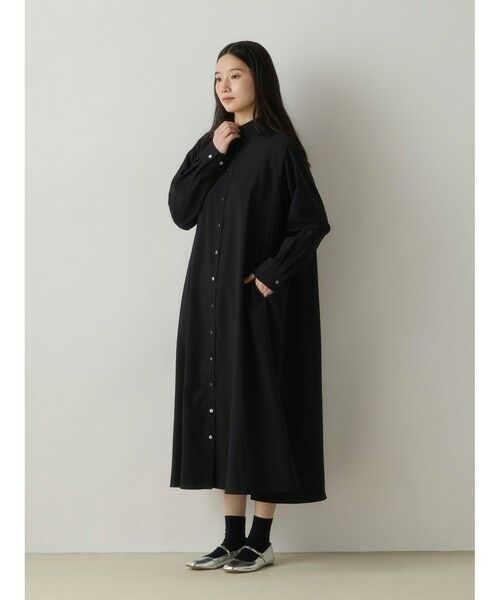 MidiUmi / ミディウミ ロング・マキシ丈ワンピース | MidiUmi スタンドネックコートワンピース | 詳細4