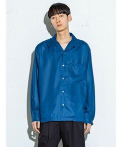 MIDIUMISOLID Men’s オープンカラーシャツ