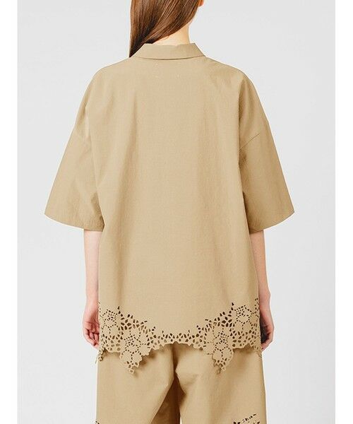 MIDIUMISOLID / ミディウミソリッド シャツ・ブラウス | MIDIUMISOLID カットワークデザインシャツ | 詳細4