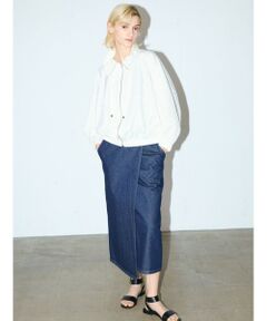 MIDIUMISOLID / ミディウミソリッド ミニ・ひざ丈スカート | MIDIUMISOLID Lady’s デニムラップスカート