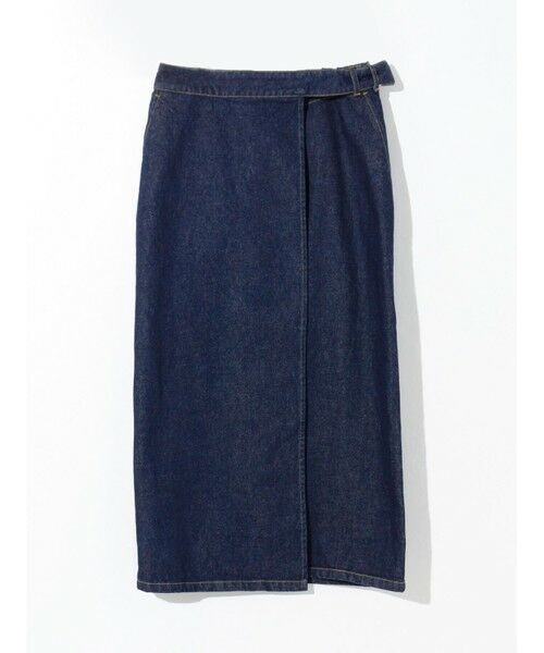 MIDIUMISOLID / ミディウミソリッド ミニ・ひざ丈スカート | MIDIUMISOLID Lady’s デニムラップスカート | 詳細1