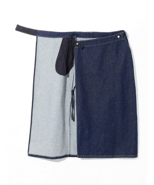 MIDIUMISOLID / ミディウミソリッド ミニ・ひざ丈スカート | MIDIUMISOLID Lady’s デニムラップスカート | 詳細14
