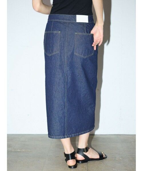 MIDIUMISOLID / ミディウミソリッド ミニ・ひざ丈スカート | MIDIUMISOLID Lady’s デニムラップスカート | 詳細3
