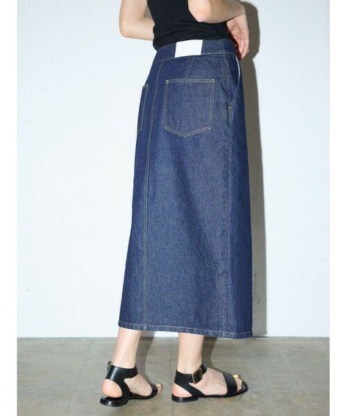 MIDIUMISOLID / ミディウミソリッド ミニ・ひざ丈スカート | MIDIUMISOLID Lady’s デニムラップスカート | 詳細4