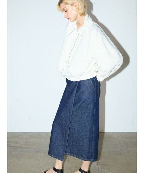 MIDIUMISOLID / ミディウミソリッド ミニ・ひざ丈スカート | MIDIUMISOLID Lady’s デニムラップスカート | 詳細6