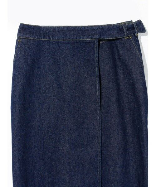MIDIUMISOLID / ミディウミソリッド ミニ・ひざ丈スカート | MIDIUMISOLID Lady’s デニムラップスカート | 詳細8