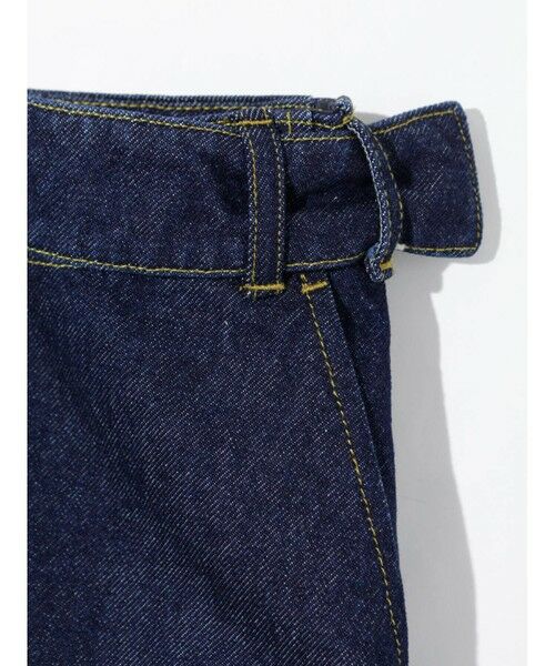 MIDIUMISOLID / ミディウミソリッド ミニ・ひざ丈スカート | MIDIUMISOLID Lady’s デニムラップスカート | 詳細9