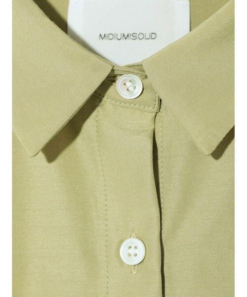MIDIUMISOLID / ミディウミソリッド シャツ・ブラウス | MIDIUMISOLID for Ladies ワイドライトシャツ | 詳細1