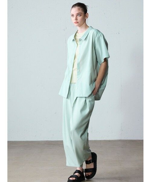 MIDIUMISOLID / ミディウミソリッド シャツ・ブラウス | MIDIUMISOLID for Ladies ワイドライトシャツ | 詳細10