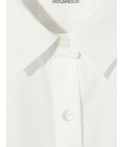MIDIUMISOLID / ミディウミソリッド シャツ・ブラウス | MIDIUMISOLID for Ladies ワイドライトシャツ | 詳細17