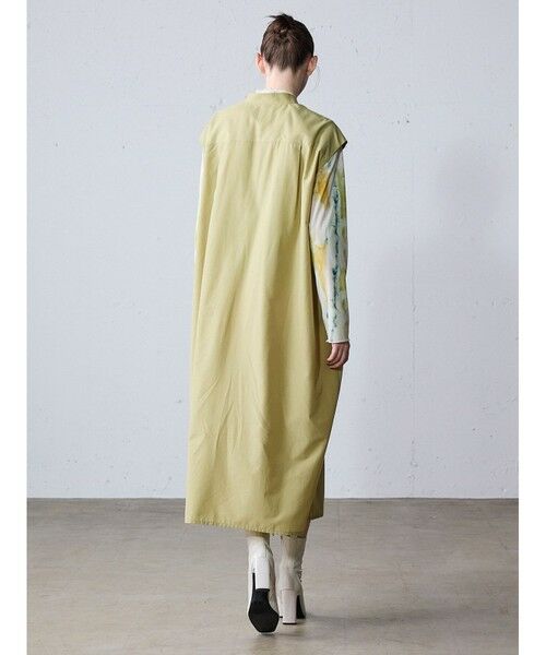 MIDIUMISOLID / ミディウミソリッド ロング・マキシ丈ワンピース | MIDIUMISOLID for Ladies ノースリーブコクーンワンピース | 詳細5