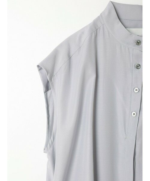 MIDIUMISOLID / ミディウミソリッド ロング・マキシ丈ワンピース | MIDIUMISOLID for Ladies ノースリーブコクーンワンピース | 詳細11