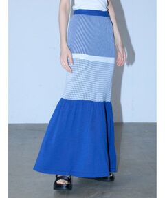 MIDIUMISOLID / ミディウミソリッド ミニ・ひざ丈スカート | MIDIUMISOLID Lady’s パターン編みスカート