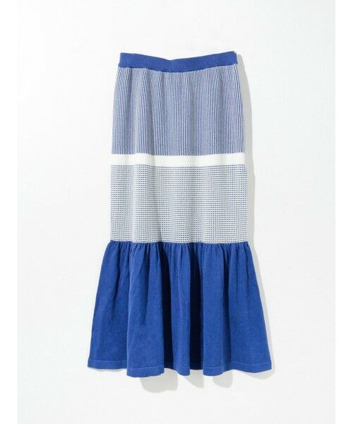 MIDIUMISOLID / ミディウミソリッド ミニ・ひざ丈スカート | MIDIUMISOLID Lady’s パターン編みスカート | 詳細2