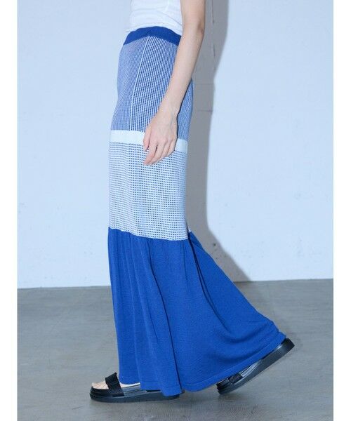 MIDIUMISOLID / ミディウミソリッド ミニ・ひざ丈スカート | MIDIUMISOLID Lady’s パターン編みスカート | 詳細10