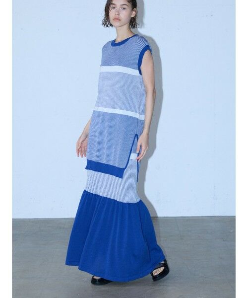 MIDIUMISOLID / ミディウミソリッド ミニ・ひざ丈スカート | MIDIUMISOLID Lady’s パターン編みスカート | 詳細4