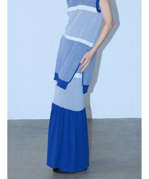 MIDIUMISOLID / ミディウミソリッド ミニ・ひざ丈スカート | MIDIUMISOLID Lady’s パターン編みスカート | 詳細8