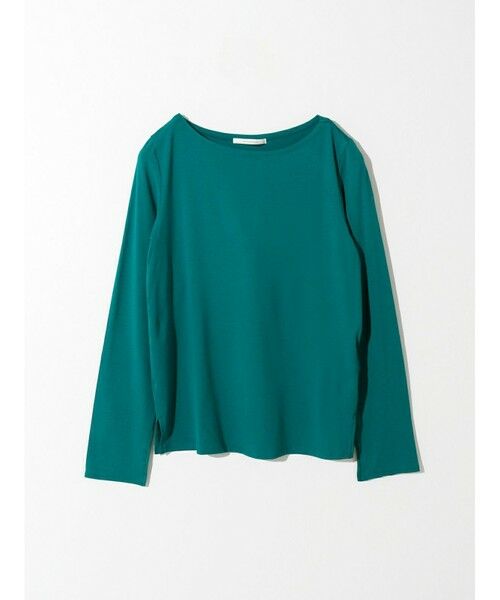 MIDIUMISOLID / ミディウミソリッド カットソー | MIDIUMISOLID for Ladies ボートネックインナープルオーバー | 詳細1