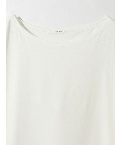 MIDIUMISOLID / ミディウミソリッド カットソー | MIDIUMISOLID for Ladies ボートネックインナープルオーバー | 詳細8