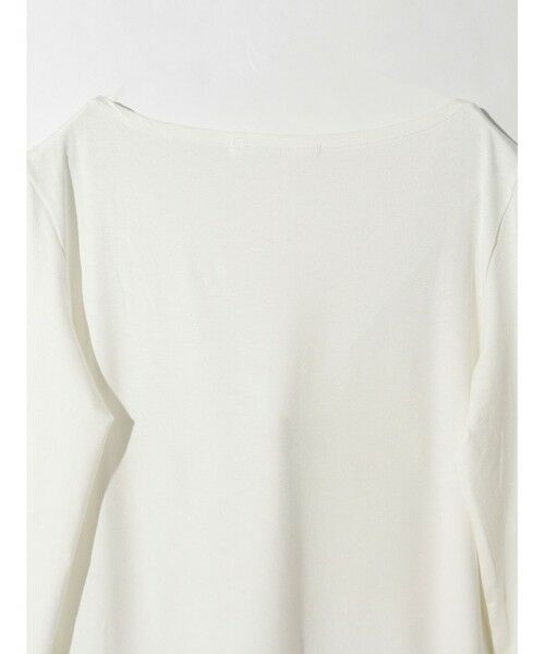 MIDIUMISOLID / ミディウミソリッド カットソー | MIDIUMISOLID for Ladies ボートネックインナープルオーバー | 詳細12