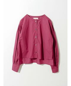 MIDIUMISOLID for Ladies ピンタックボリュームスリーブブラウス