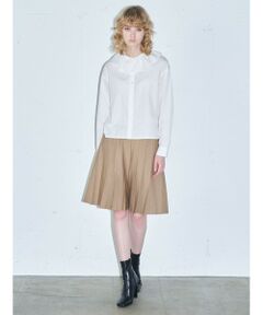 MIDIUMISOLID for Ladies プリーツショートパンツ