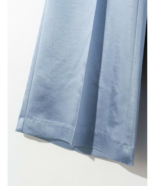 MIDIUMISOLID / ミディウミソリッド その他パンツ | MIDIUMISOLID for Ladies センタープレスサテンイージーパンツ | 詳細10