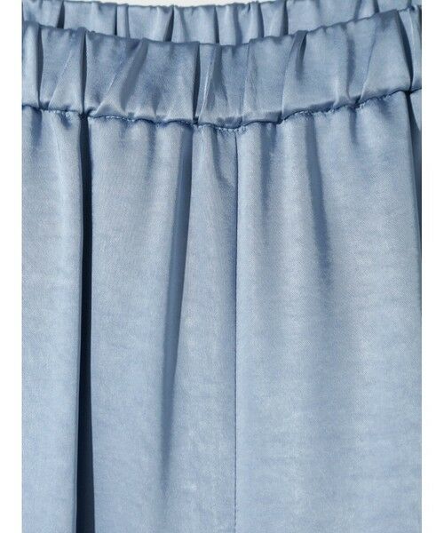 MIDIUMISOLID / ミディウミソリッド その他パンツ | MIDIUMISOLID for Ladies センタープレスサテンイージーパンツ | 詳細3