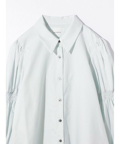 MIDIUMISOLID / ミディウミソリッド シャツ・ブラウス | MIDIUMISOLID for Ladies  アームボリュームスリーブシャツ | 詳細12