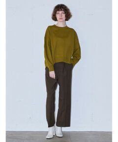 MIDIUMISOLID / ミディウミソリッド その他パンツ | MIDIUMISOLID for Ladies センタープレスストレートパンツ