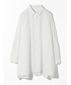 MIDIUMISOLID / ミディウミソリッド シャツ・ブラウス | MIDIUMISOLID for Ladies スリットスリーブチュニックシャツ