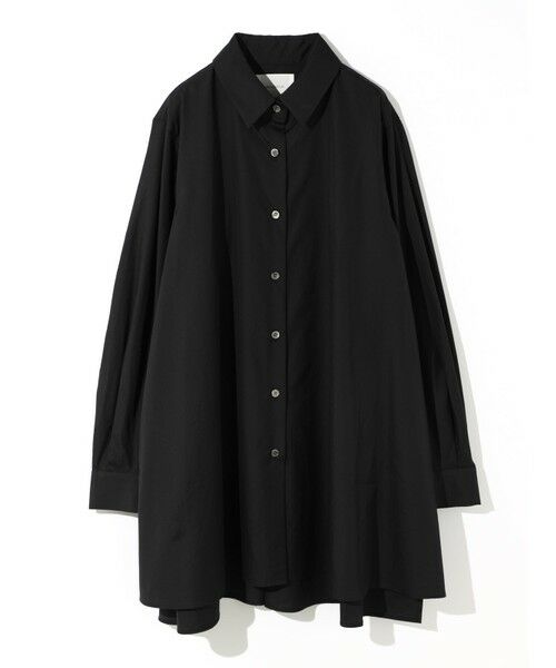 MIDIUMISOLID / ミディウミソリッド シャツ・ブラウス | MIDIUMISOLID for Ladies スリットスリーブチュニックシャツ | 詳細2