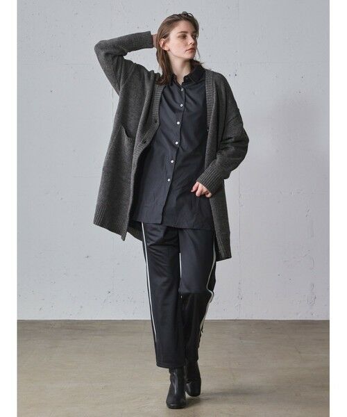 MIDIUMISOLID / ミディウミソリッド シャツ・ブラウス | MIDIUMISOLID for Ladies スリットスリーブチュニックシャツ | 詳細9