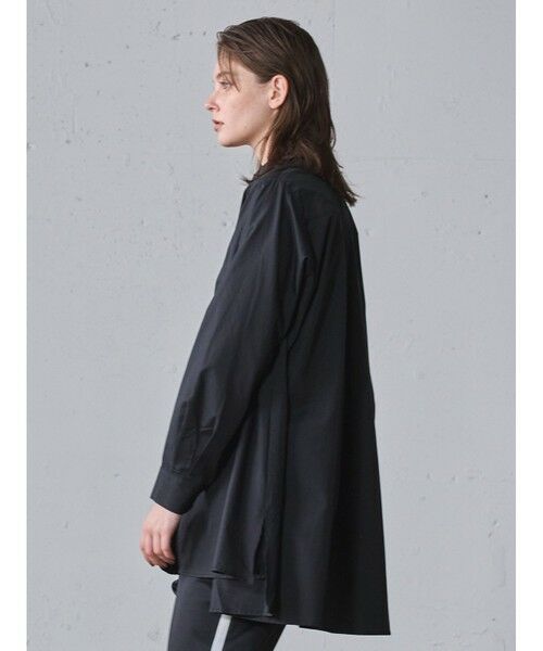 MIDIUMISOLID / ミディウミソリッド シャツ・ブラウス | MIDIUMISOLID for Ladies スリットスリーブチュニックシャツ | 詳細4