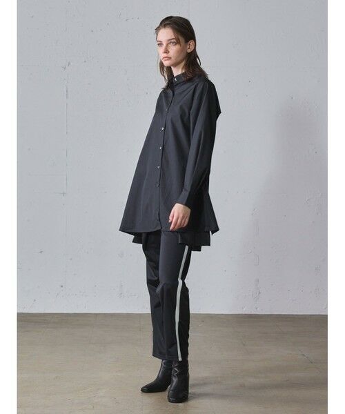 MIDIUMISOLID / ミディウミソリッド シャツ・ブラウス | MIDIUMISOLID for Ladies スリットスリーブチュニックシャツ | 詳細7
